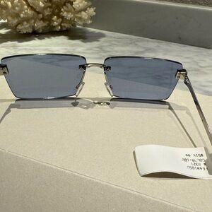 Brand New Unisex Fendi Sunglasses FE40165U Metal Silver Mirror Italy